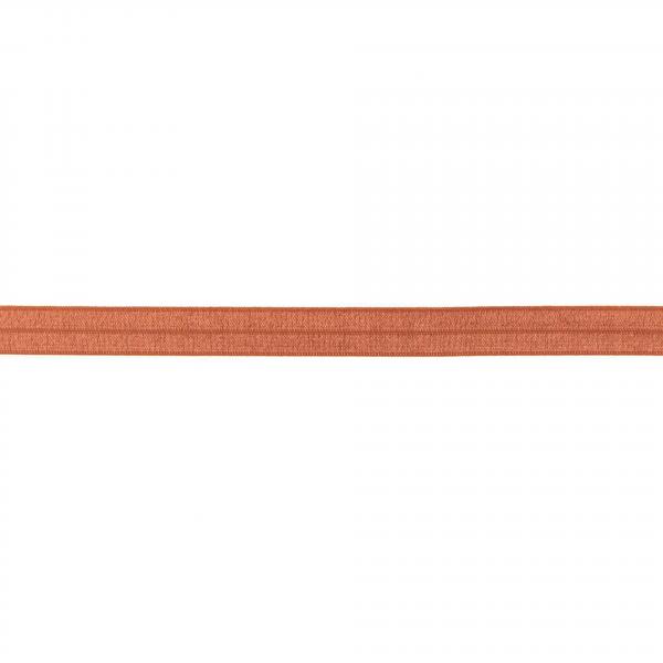 Elastisches Schrägband Polyamid Breite 15 mm - Kupfer